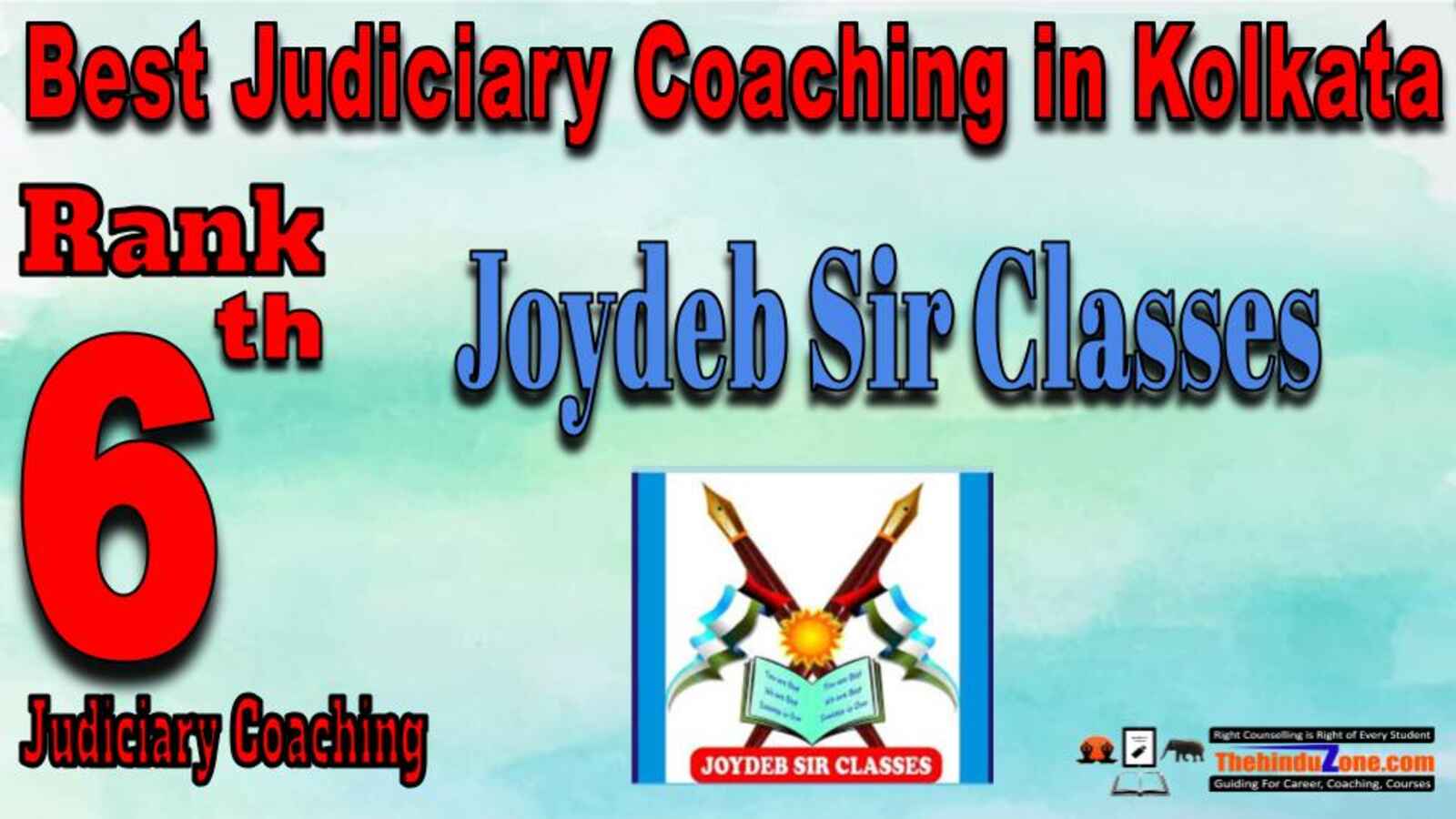 Rank 6. Joydeb Sir Classes | Best Judiciary Services Coaching in Kolkata