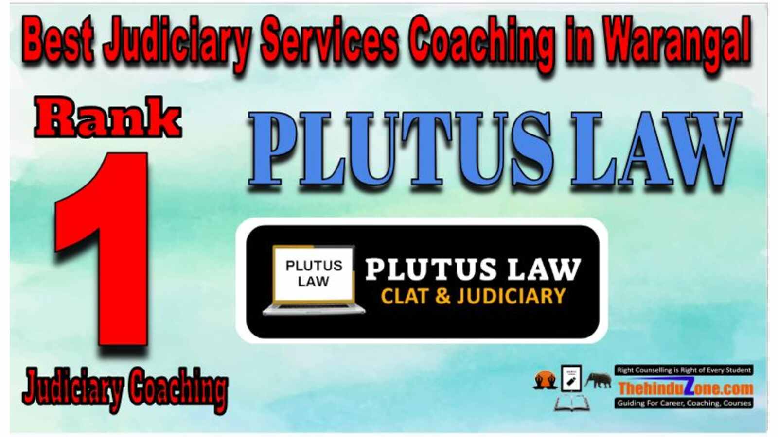  Rank1 Plutus law judiciary coaching in Warangal