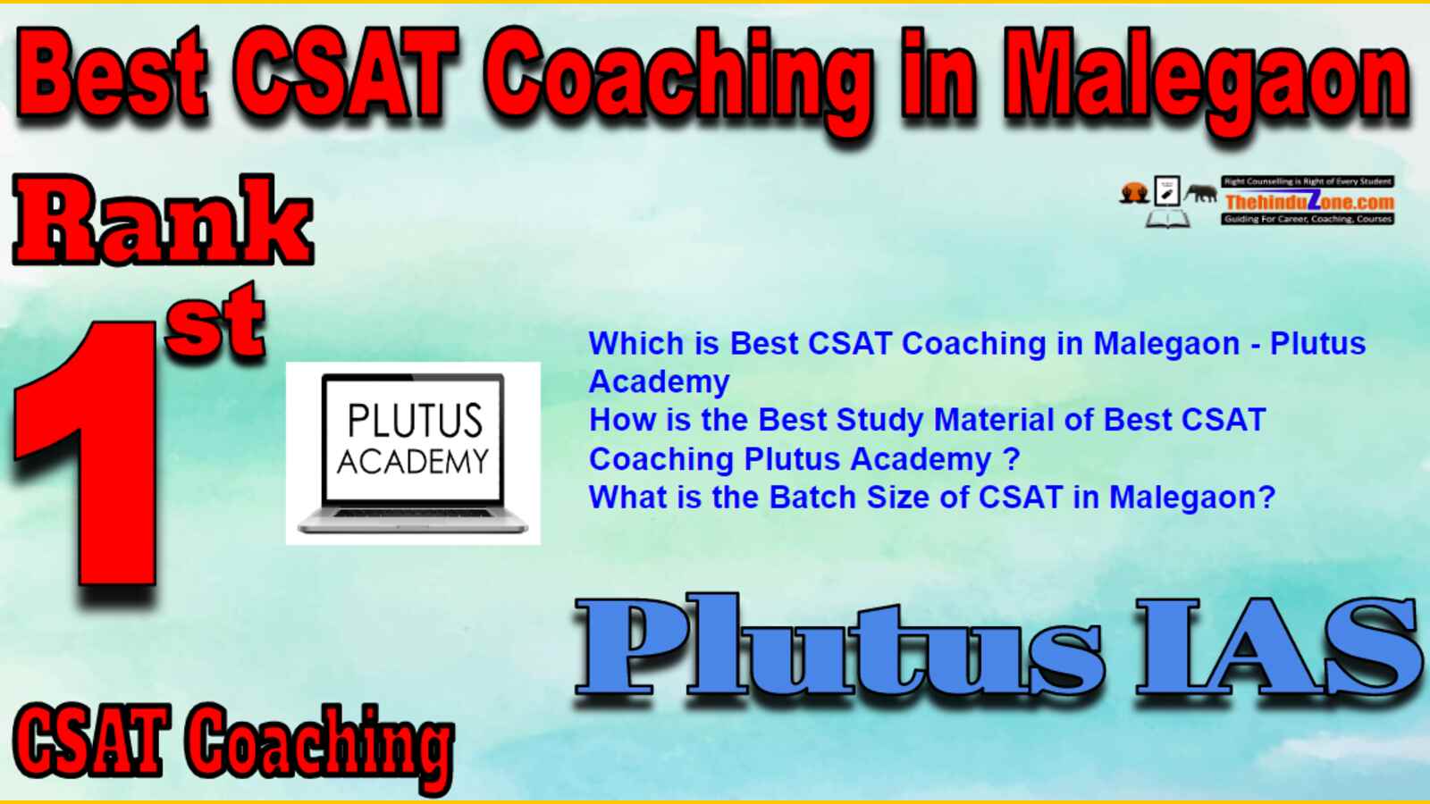 Rank 1 Best CSAT Coaching In Malegaon