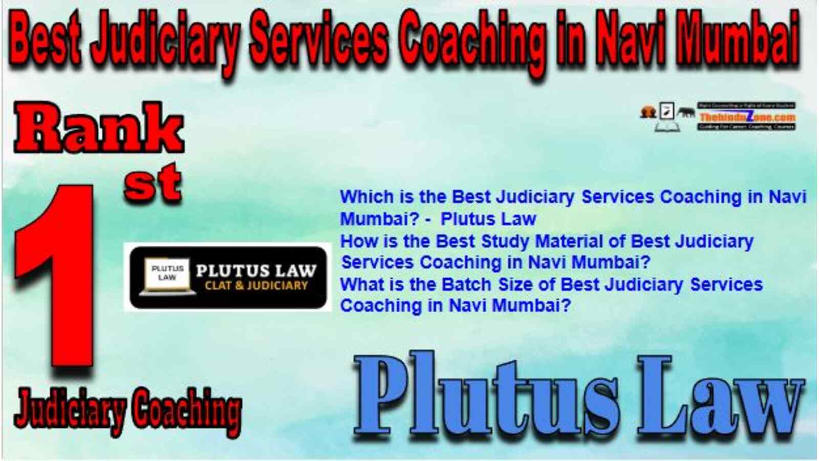 Rank 1 in Best Judiciary Services Coaching in Navi Mumbai