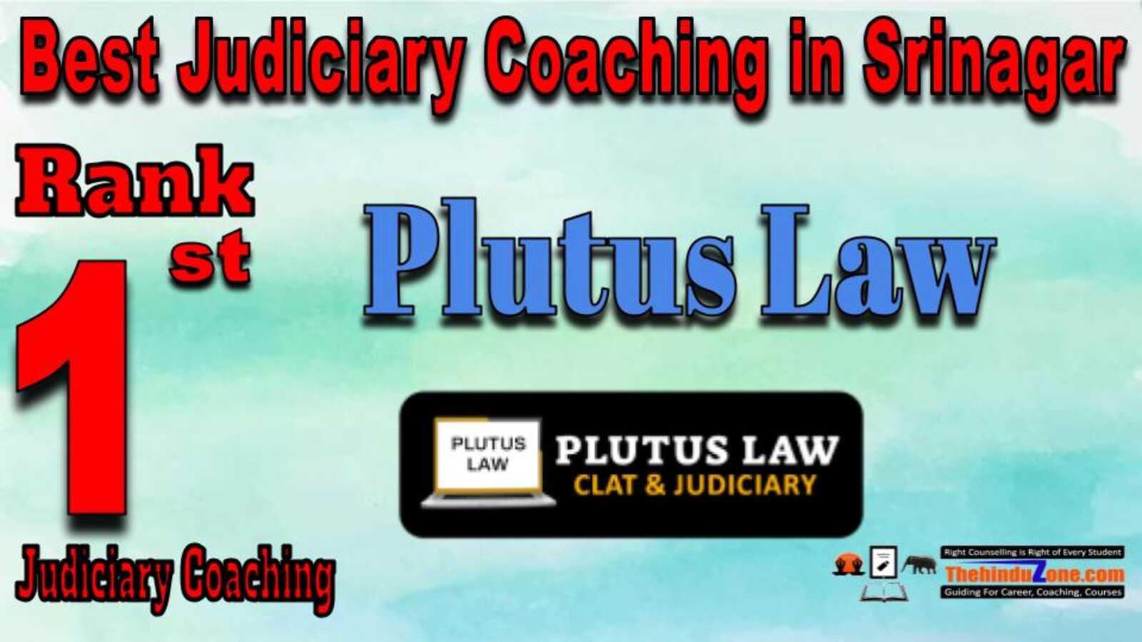 Rank 1. Plutus Law Best Judiciary Services Coaching in Srinagar