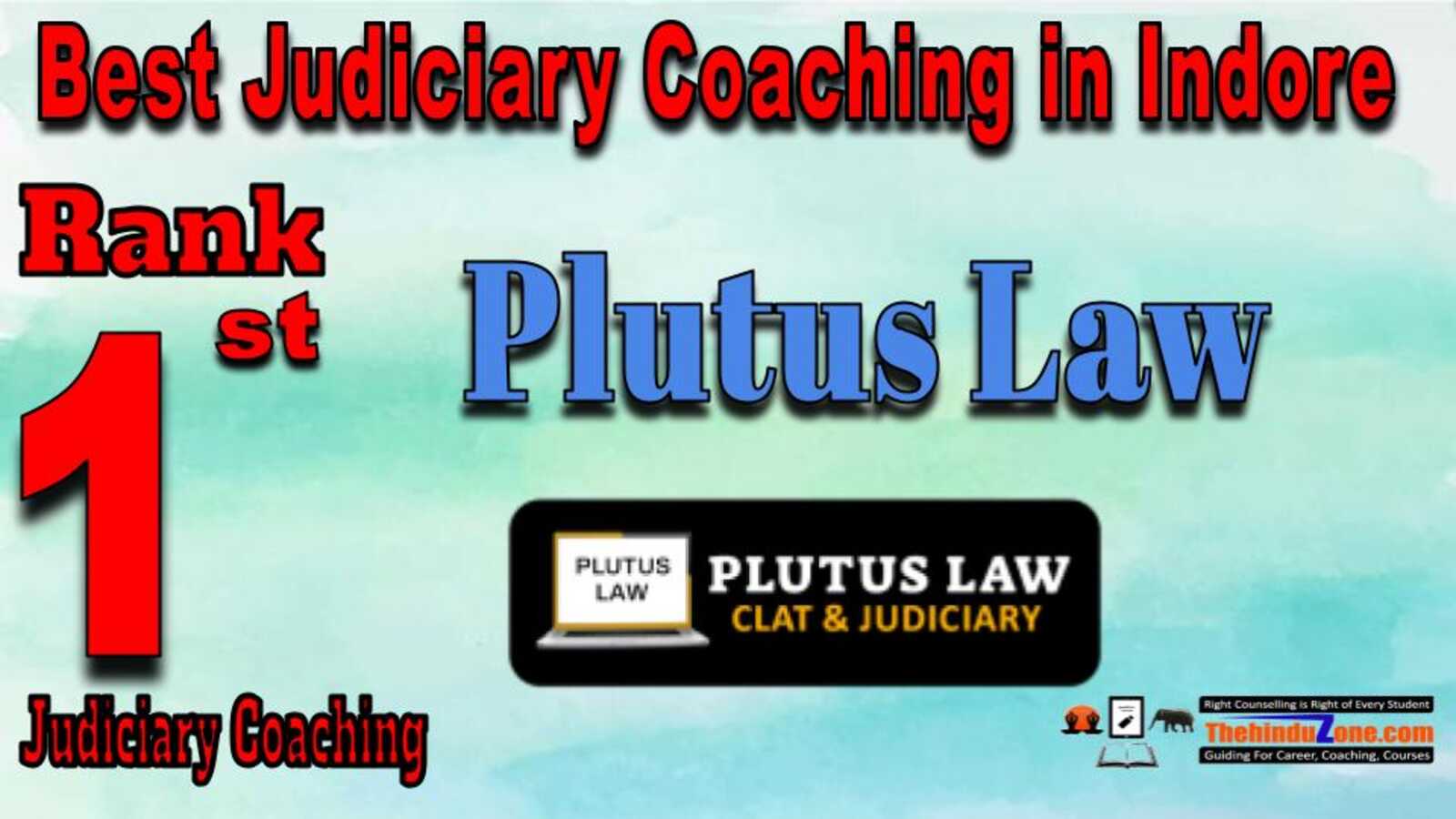 Rank 1. Plutus Law Top Judiciary Services Coaching in Indore