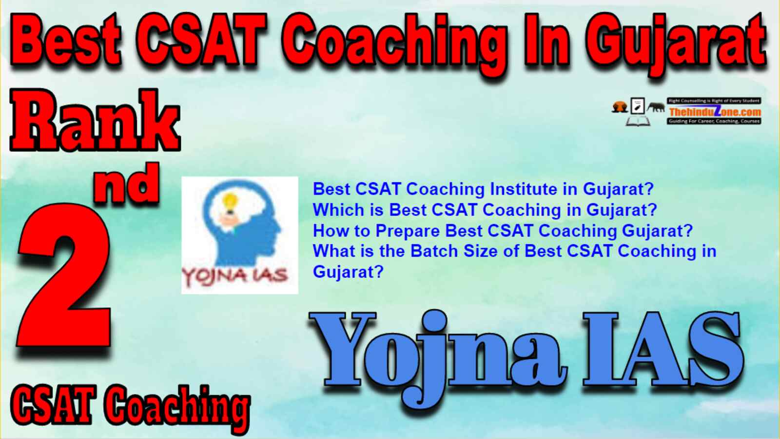 Rank 2 Best CSAT Coaching In Gujarat