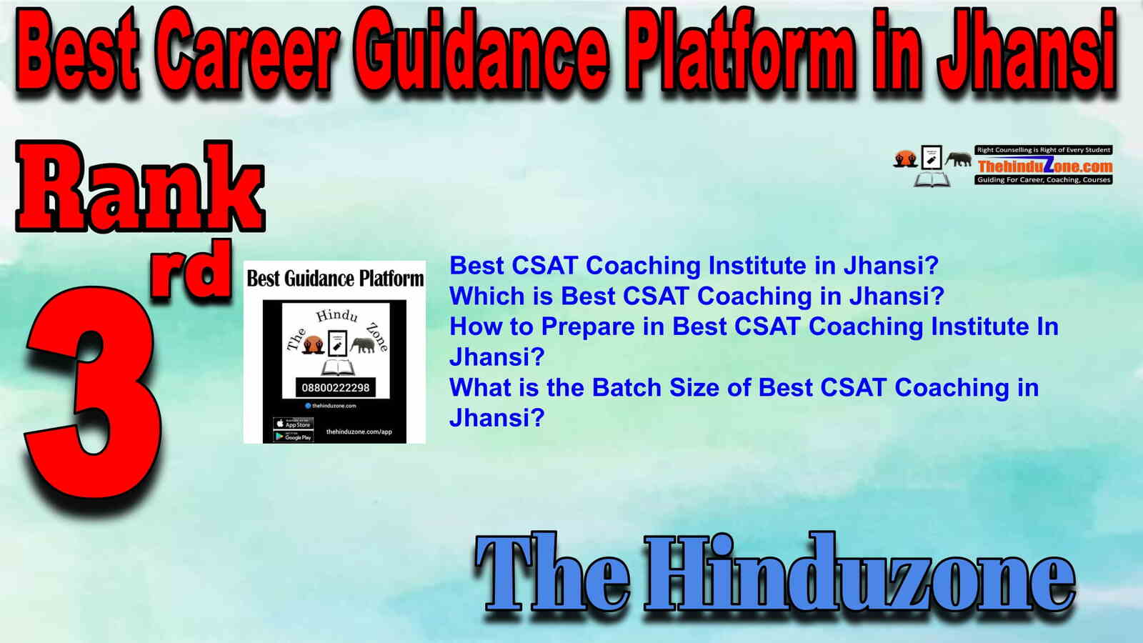 Rank 3 Best CSAT Coaching in Jhansi
