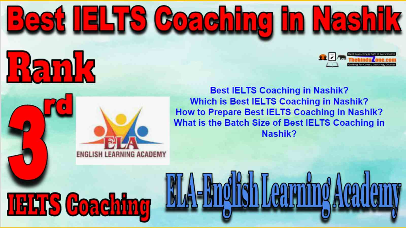 Rank 3 Best IELTS Coaching in Nashik