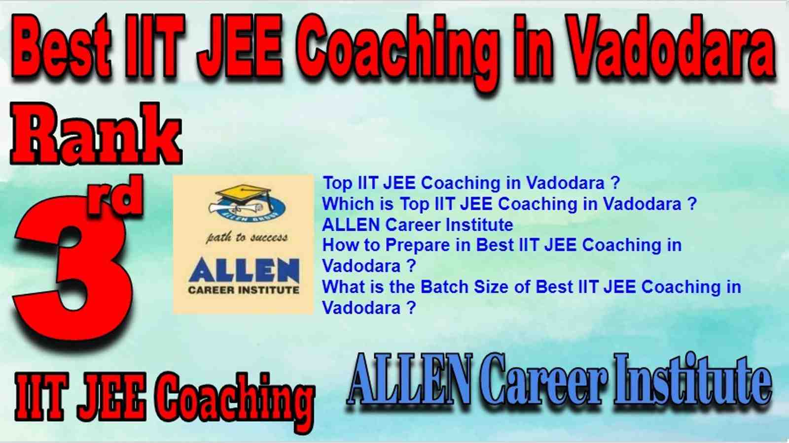 Best IIT JEE Coaching in Vadodara