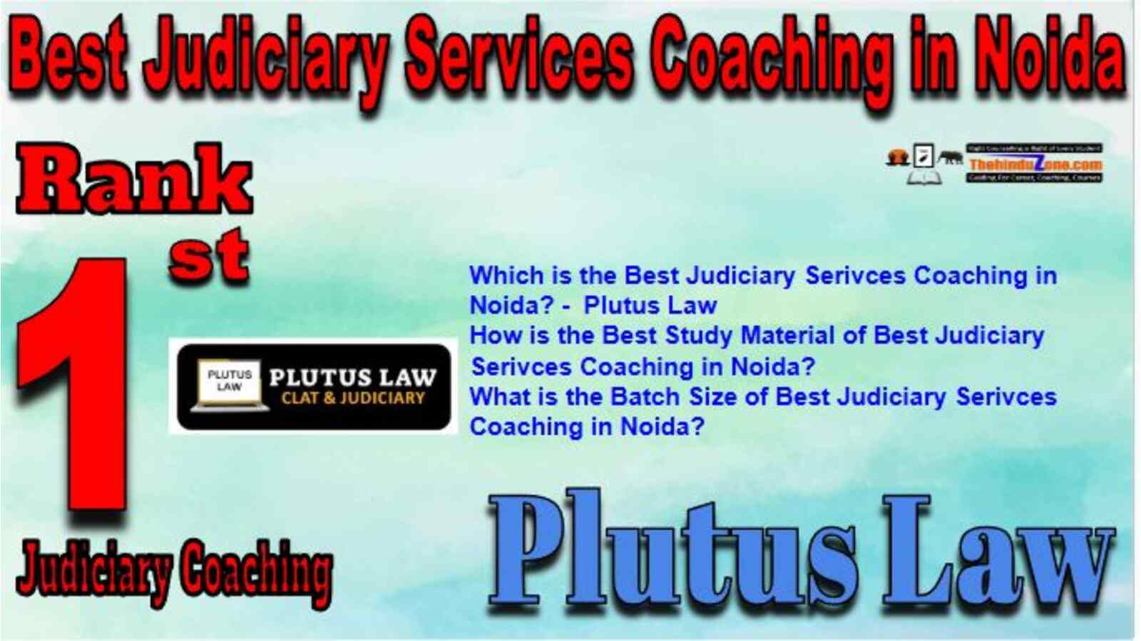Rank 1 Best Judiciary Services Coaching in Noida