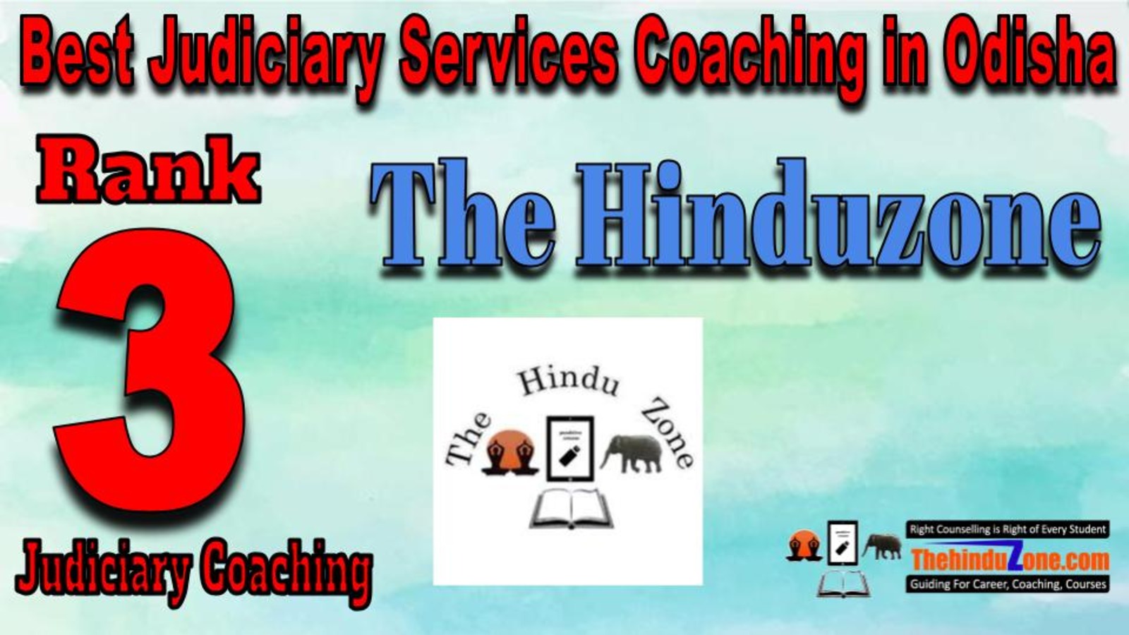 Rank 3. The HinduZone Best Judiciary Services Coaching in Odisha