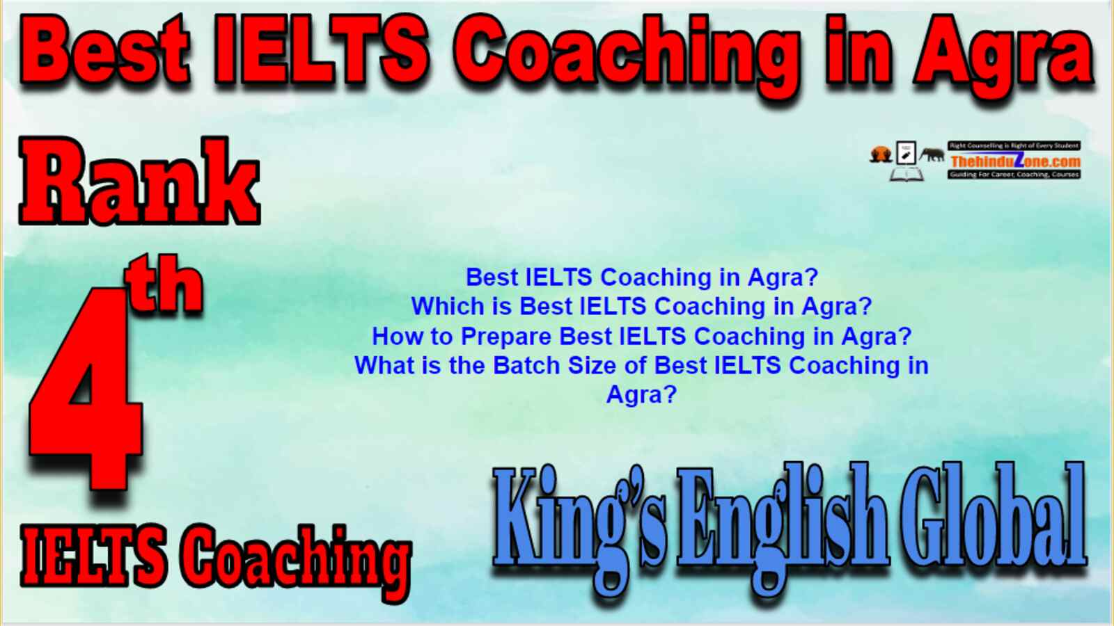 Rank 4 Best IELTS Coaching in Agra