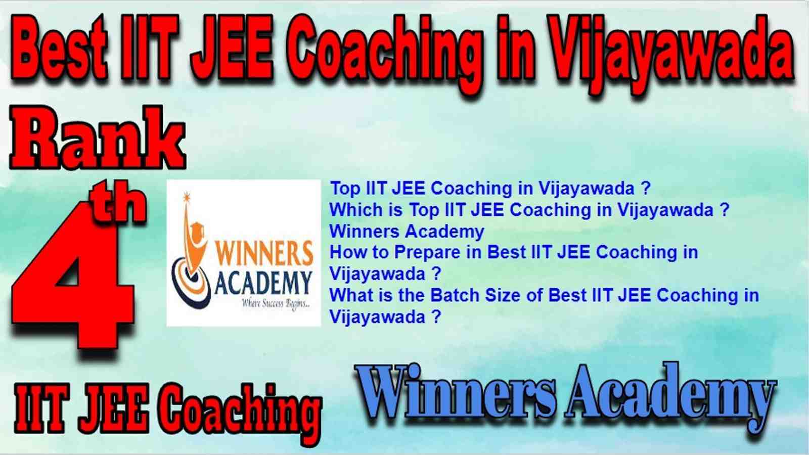 Best IIT JEE Coaching in Vijayawada