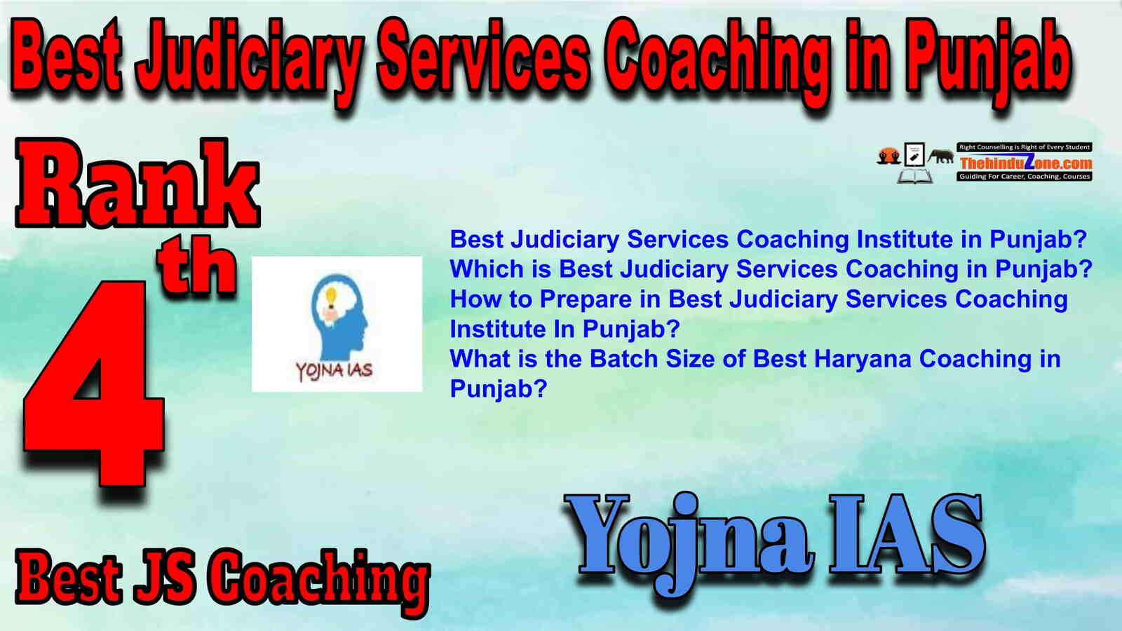 Rank 4 Best Judiciary Services Coaching in Punjab