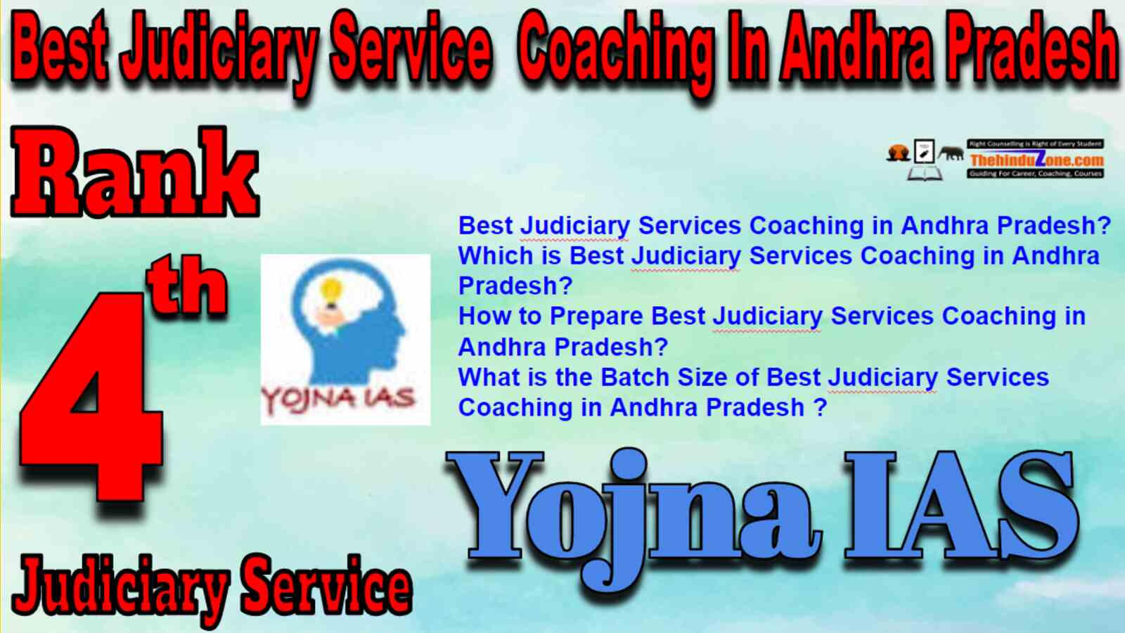 Rank 4 Best Judiciary Service Coaching In Andhra Pradesh