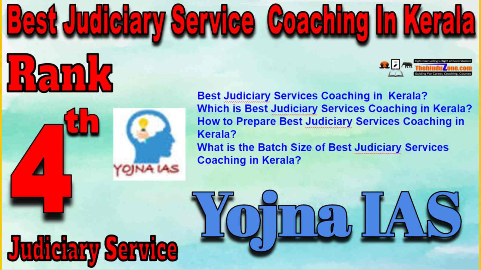 Rank 4 Best Judiciary Service Coaching In Kerala