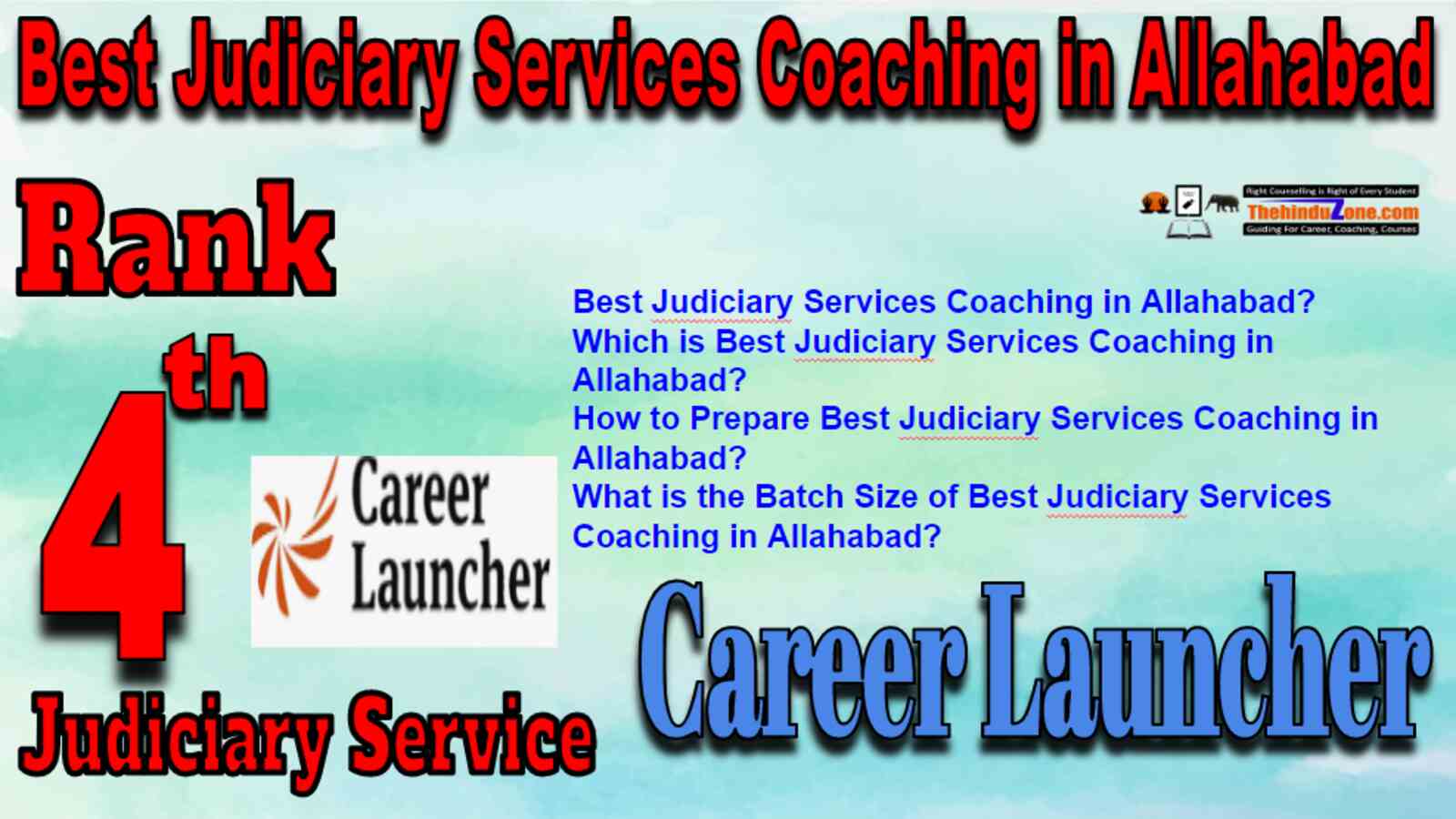Rank 4 Best Judiciary Services Coaching in Allahabad