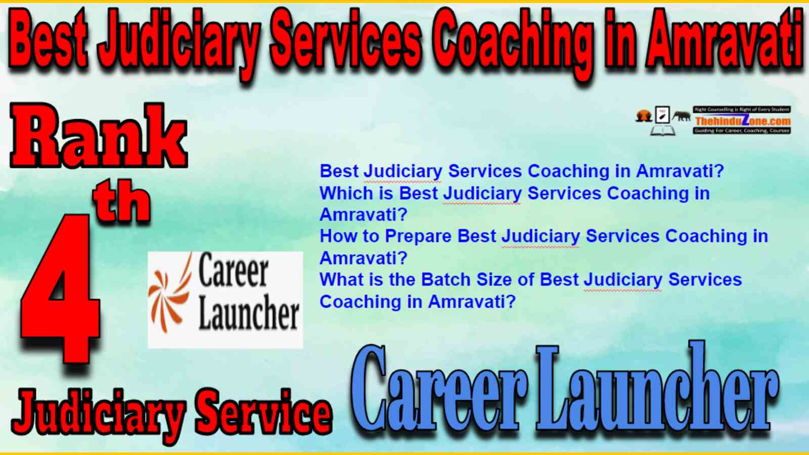 Rank 4 Best Judiciary Services Coaching in Amravati