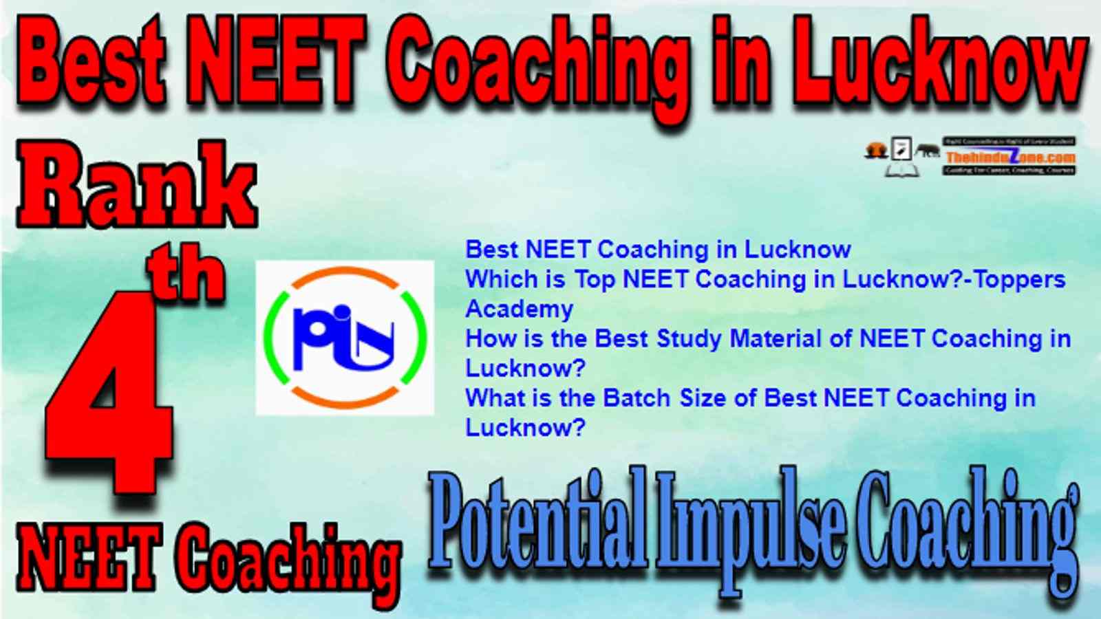 Rank 4 Best NEET Coaching in Lucknow