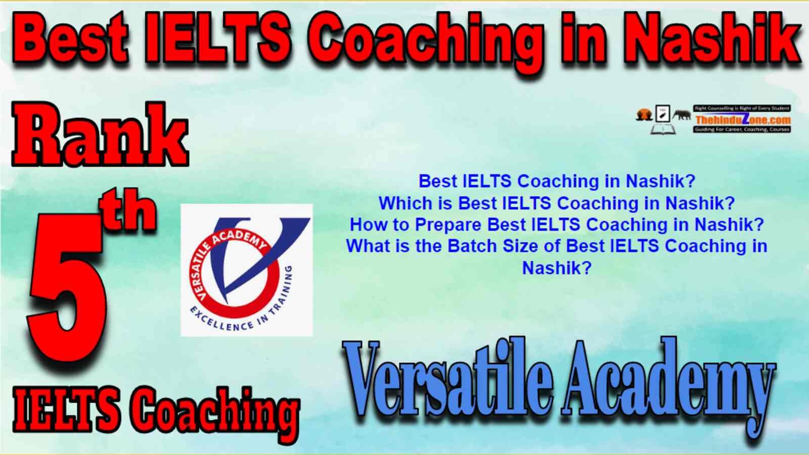 Rank 5 Best IELTS Coaching in Nashik