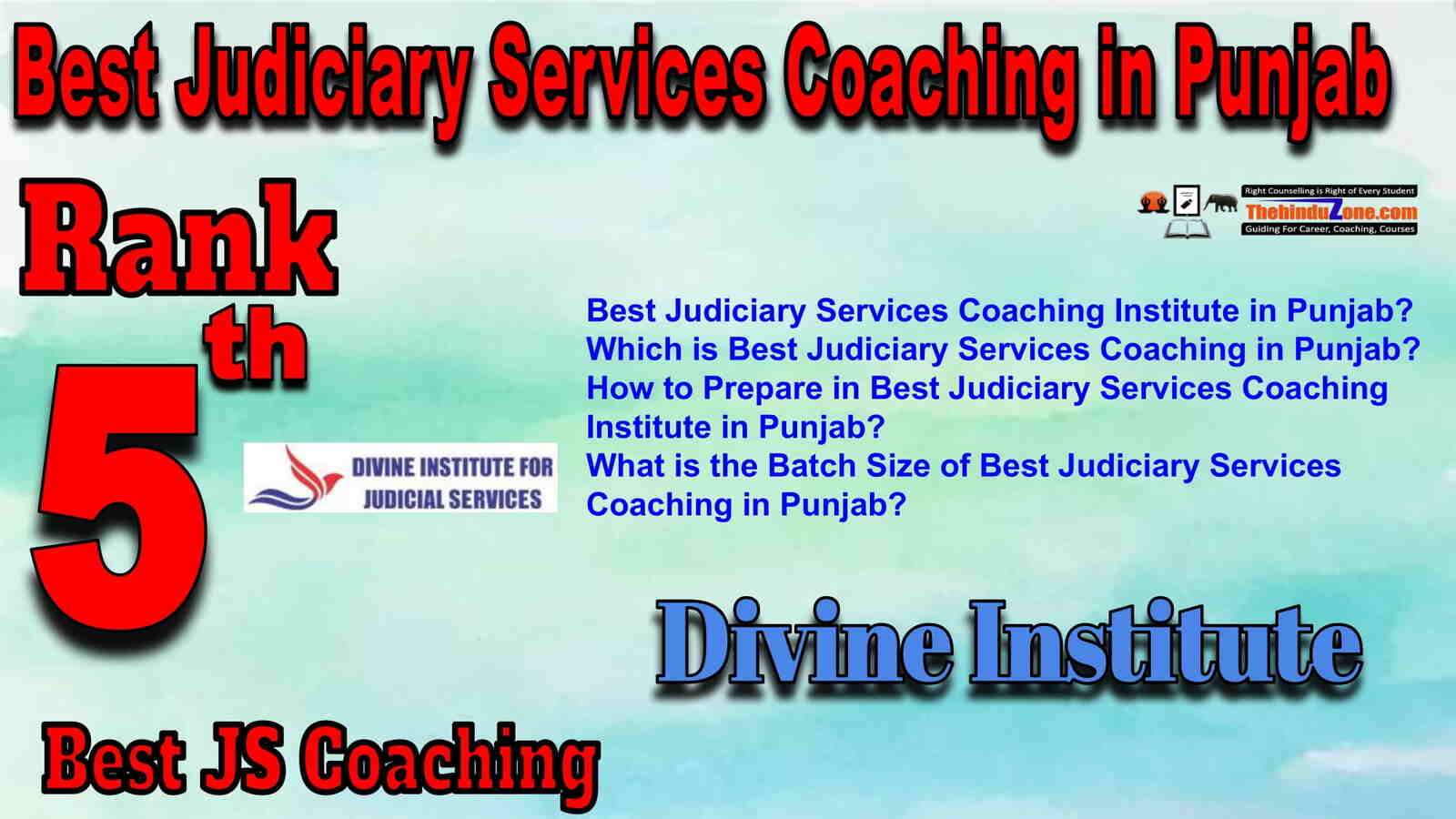 Rank 5 Best Judiciary Services Coaching in Punjab