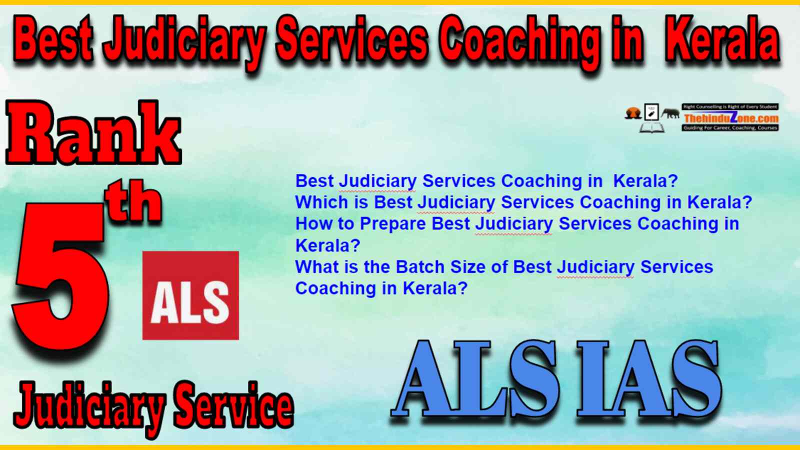 Rank 5 Best Judiciary Service Coaching In Kerala