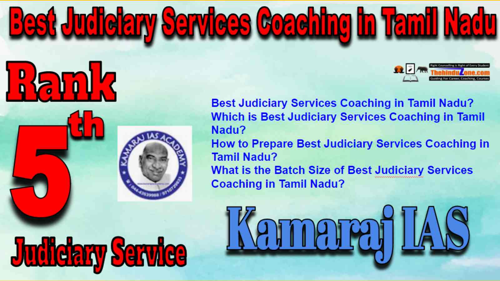 Rank 5 Best Judiciary Service Coaching In Tamil Nadu