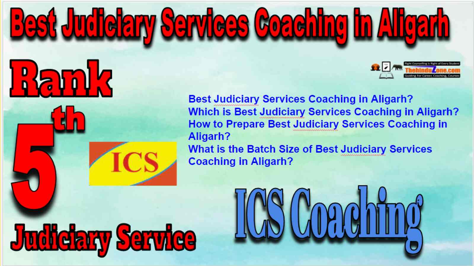 Rank 5 Best Judiciary Services Coaching In Aligarh