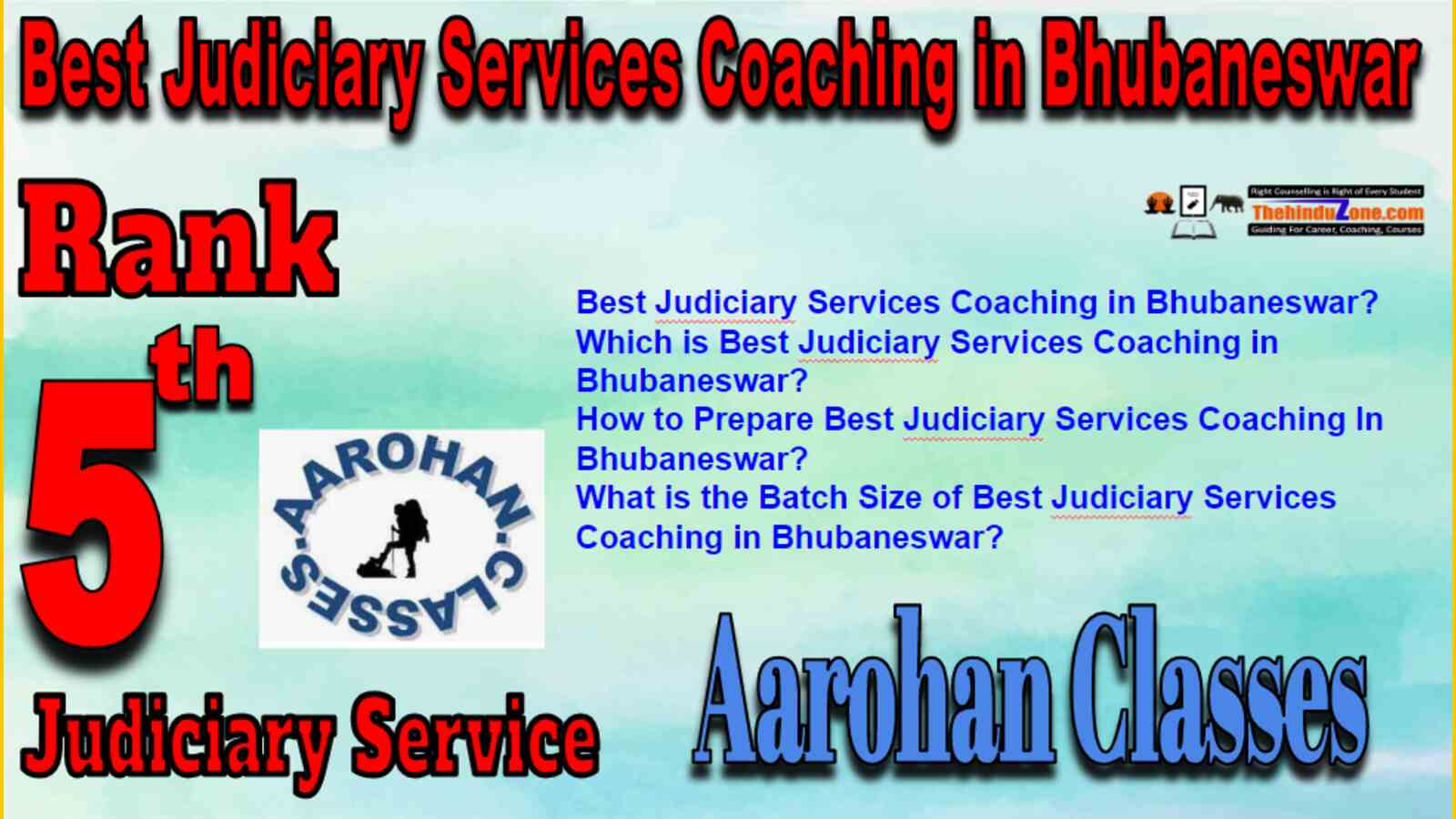 Rank 5 Best Judiciary Services Coaching In Bhubaneswar