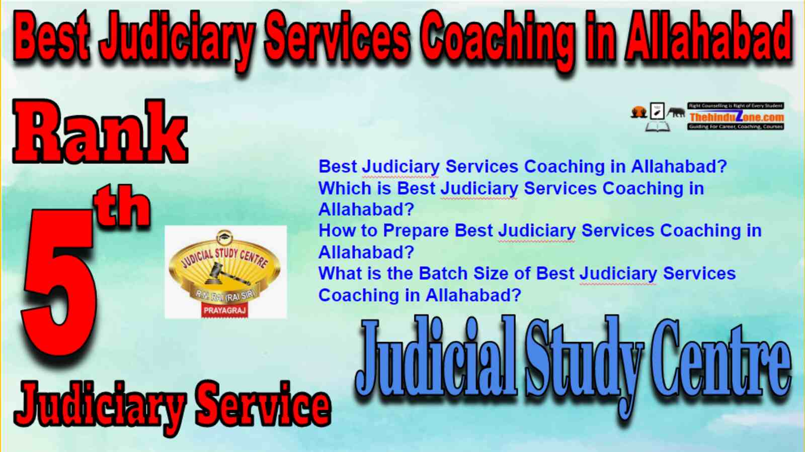Rank 5 Best Judiciary Services Coaching in Allahabad