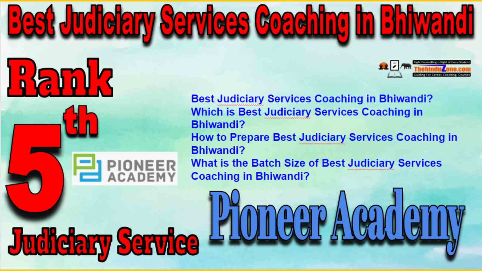 Rank 5 Judiciary Services Coaching in Bhiwandi