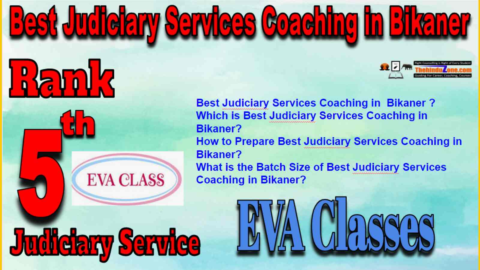 Rank 5 Judiciary Services Coaching in Bikaner