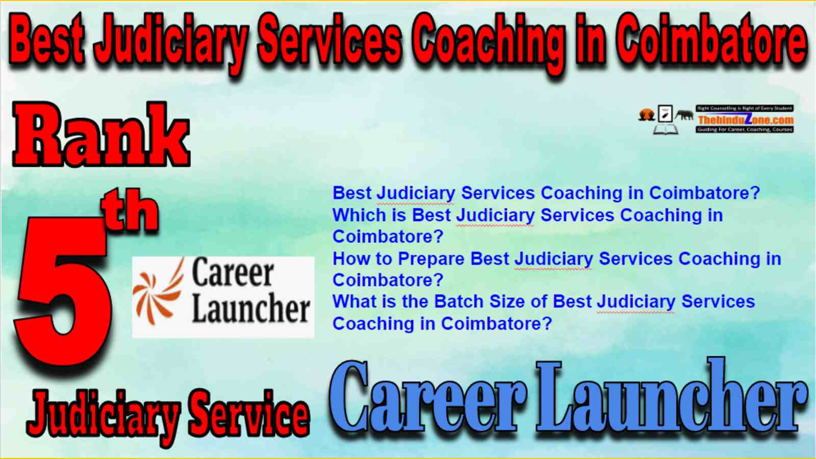 Rank 5 Best Judiciary Services Coaching in Coimbatore