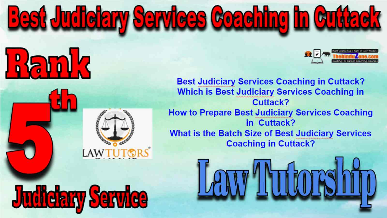 Rank 5 Best Judiciary Services Coaching in Cuttack
