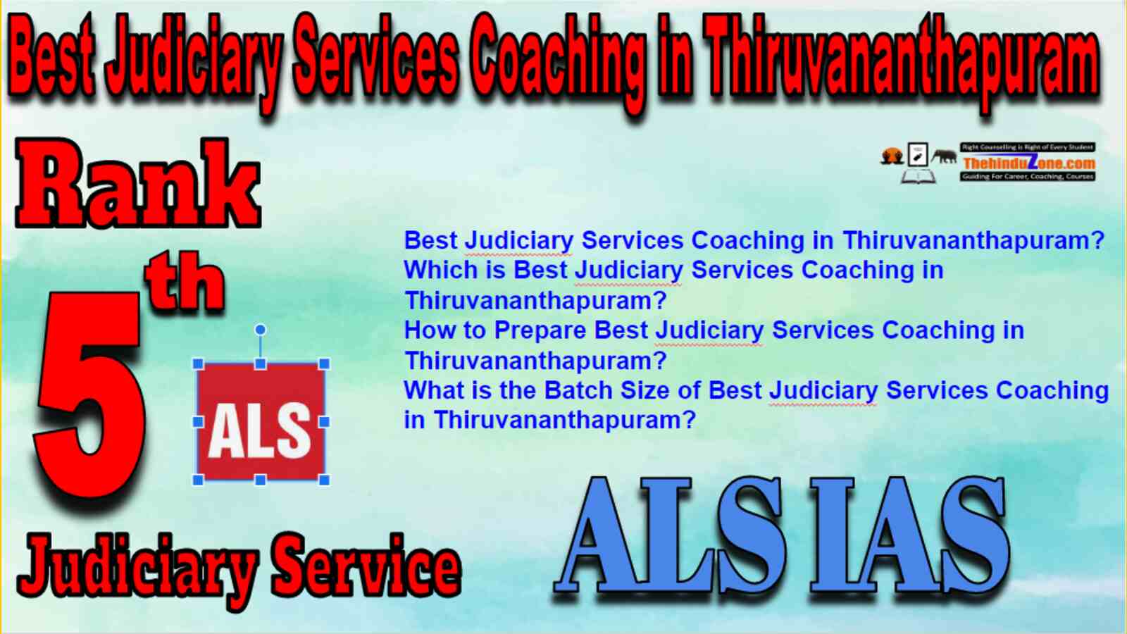 Rank 5 Judiciary Services Coaching in Thiruvananthapuram