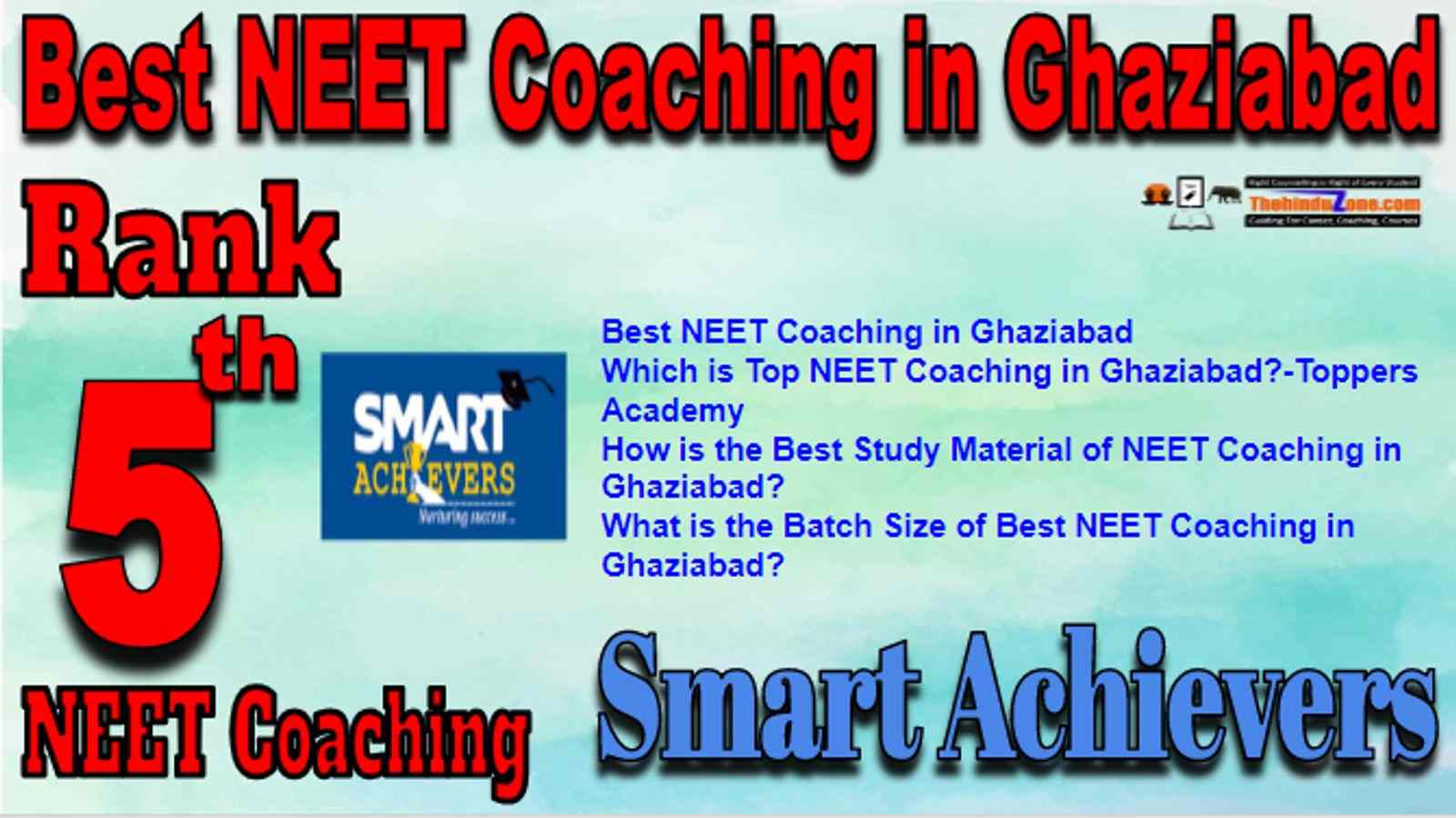 Rank 5 Best NEET Coaching in Ghaziabad