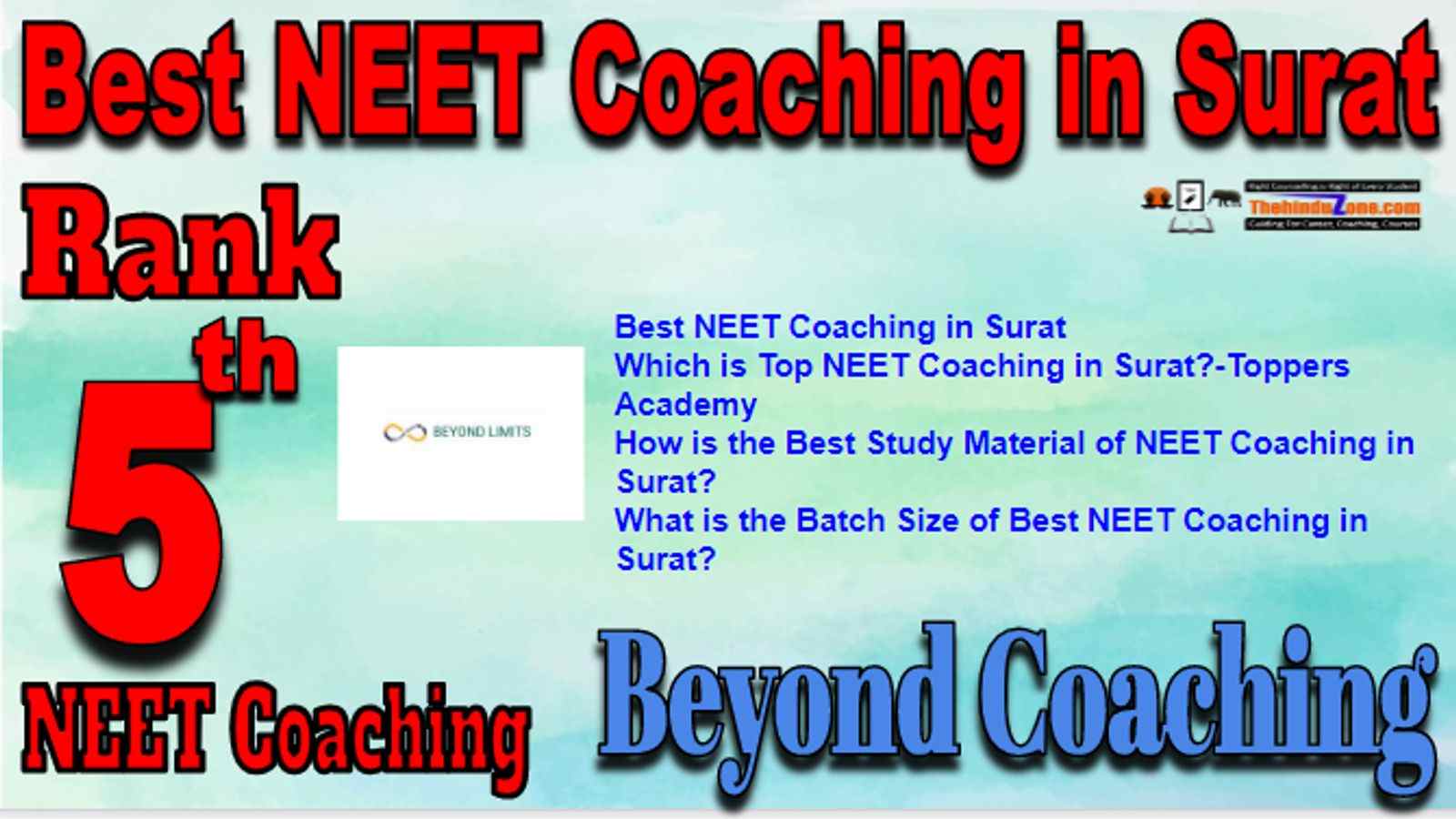 Rank 5 Best NEET Coaching in Surat