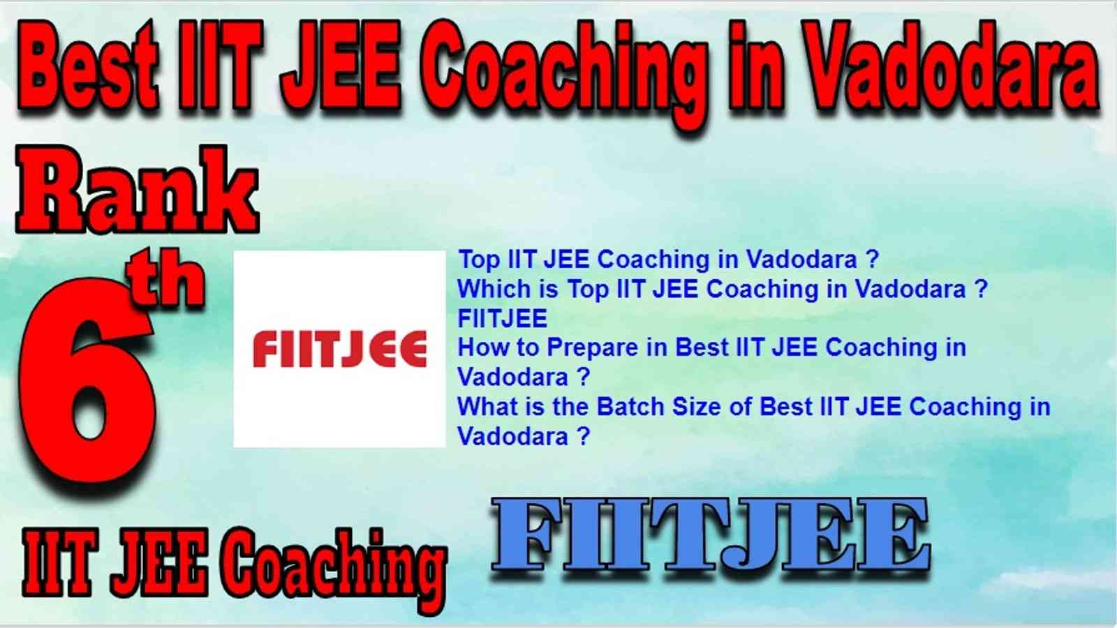 Best IIT JEE Coaching in Vadodara