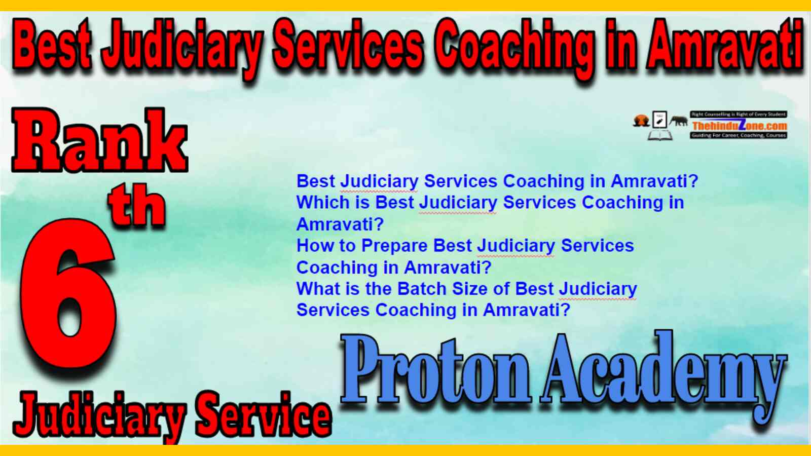 Rank 6 Judiciary Services Coaching in Amravati