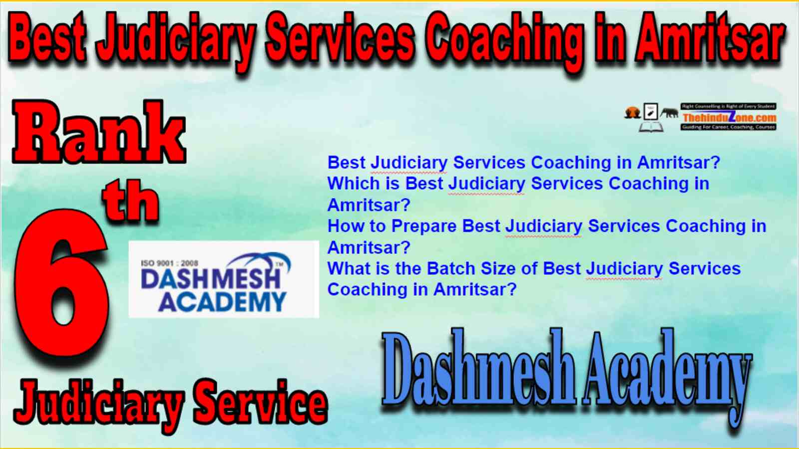 Rank 6 Best Judiciary Services Coaching in Amritsar