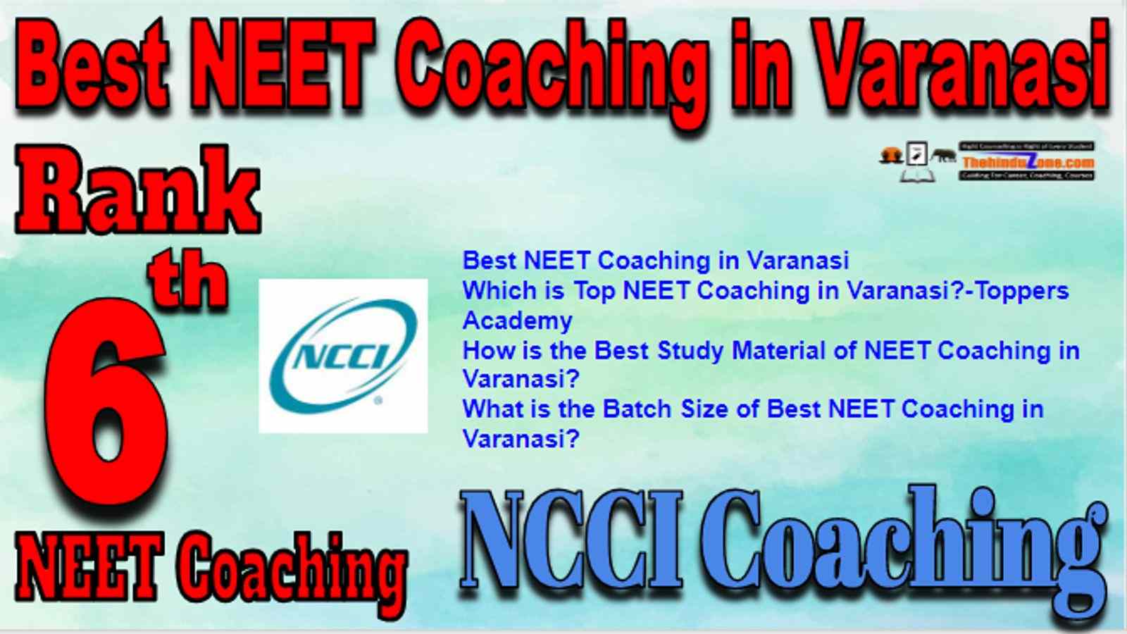 Rank 6 Best NEET Coaching in Varanasi