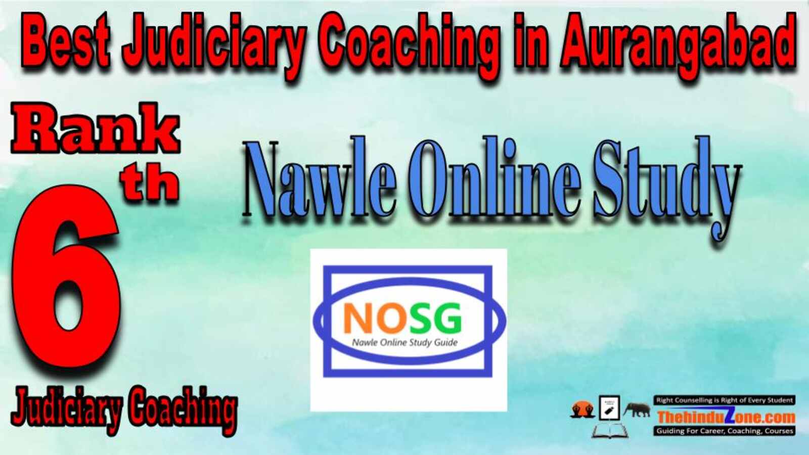 Rank 6. Nawle Online Study Guide OPC Pvt. Ltd. Top Best Judiciary Services Coaching in Aurangabad