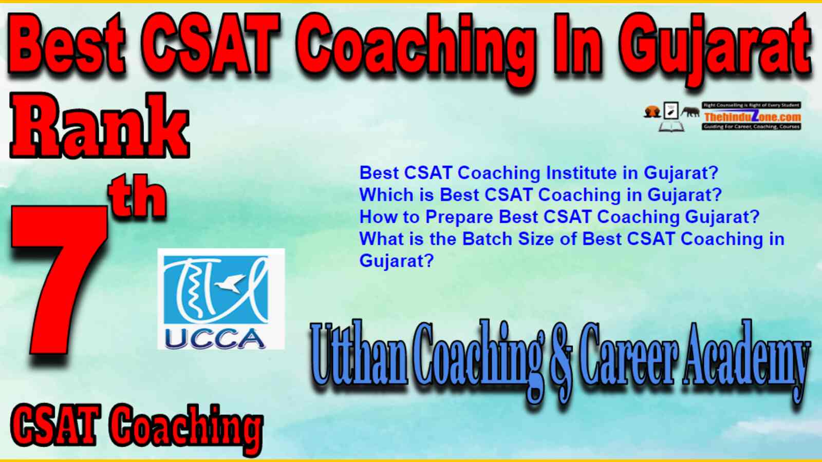 Rank 7 Best CSAT Coaching In Gujarat