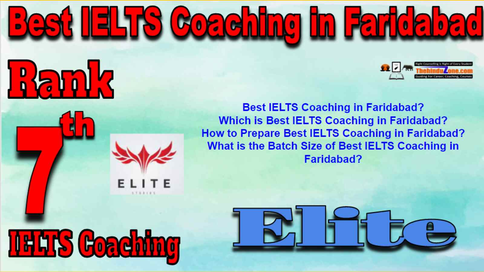 Rank 7 Best IELTS Coaching in Faridabad