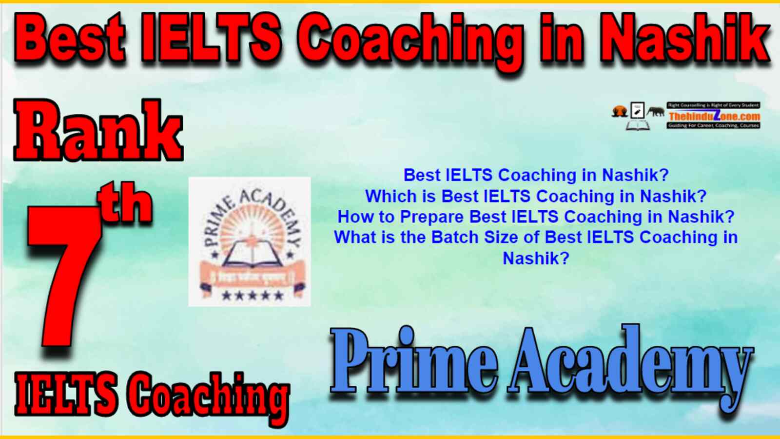 Rank 7 Best IELTS Coaching in Nashik
