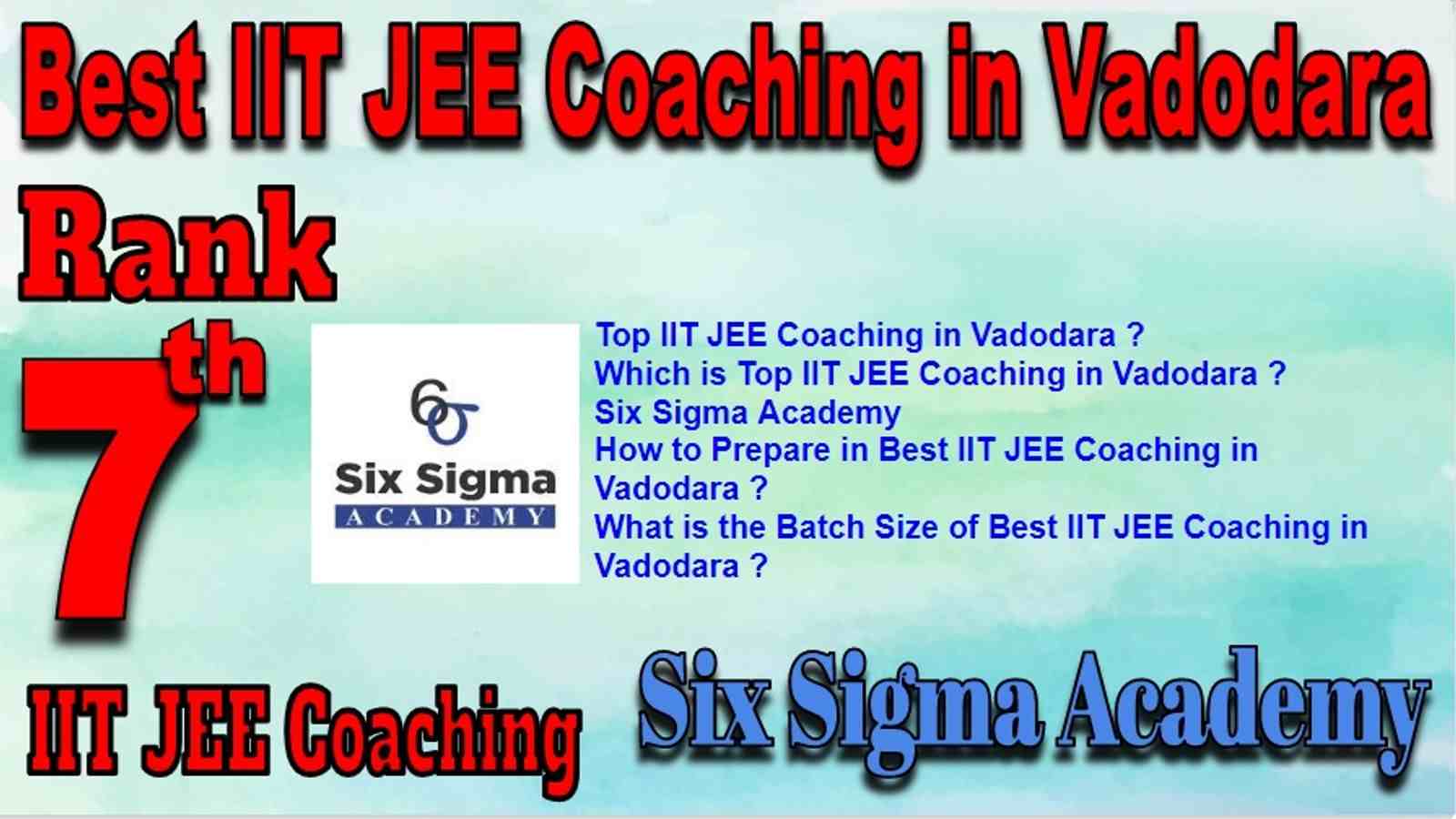 Best IIT JEE Coaching in Vadodara