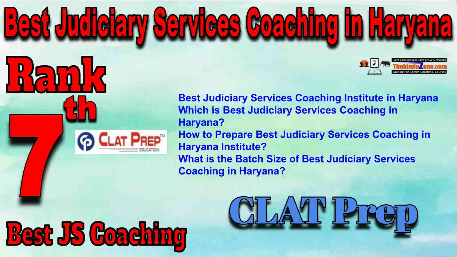 Rank 7 Best Judiciary Services Coaching in Haryana