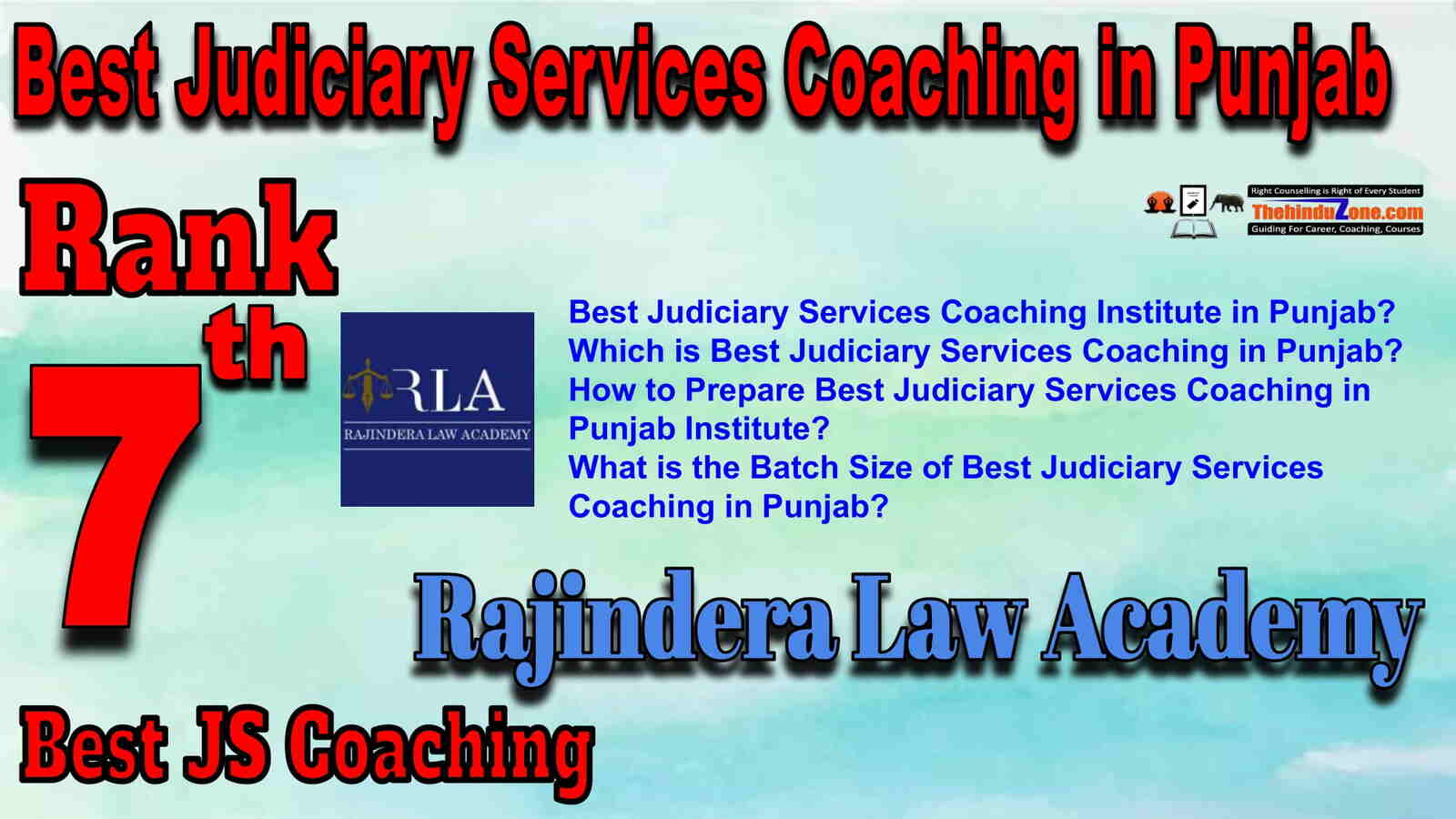 Rank 7 Best Judiciary Services Coaching in Punjab