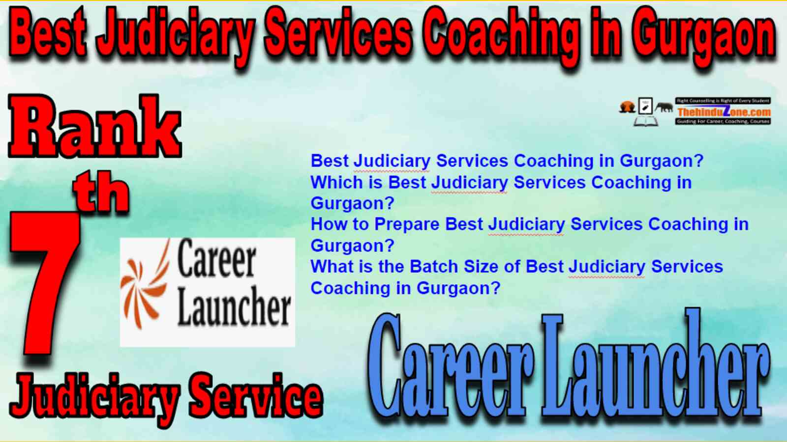 Rank 7 Judiciary Coaching In Gurgaon