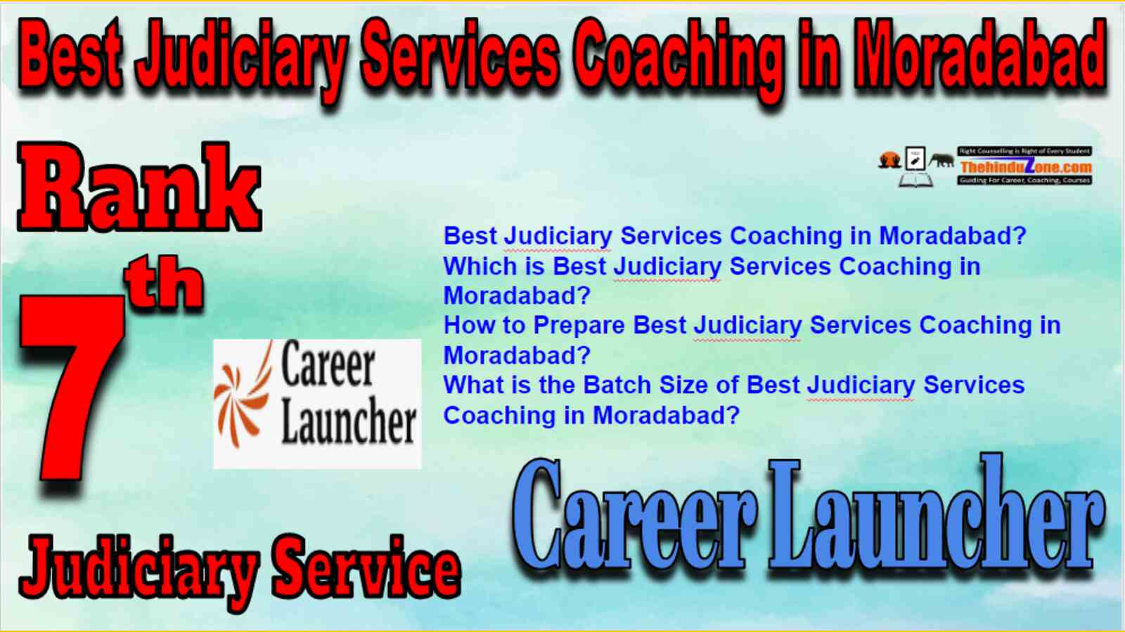 Rank 7 Career launcher In Moradabad