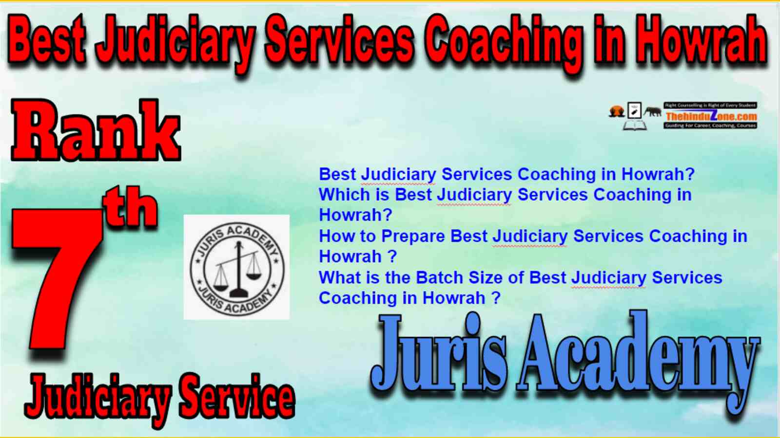 Rank 7 Best Judiciary Services Coaching in Howrah