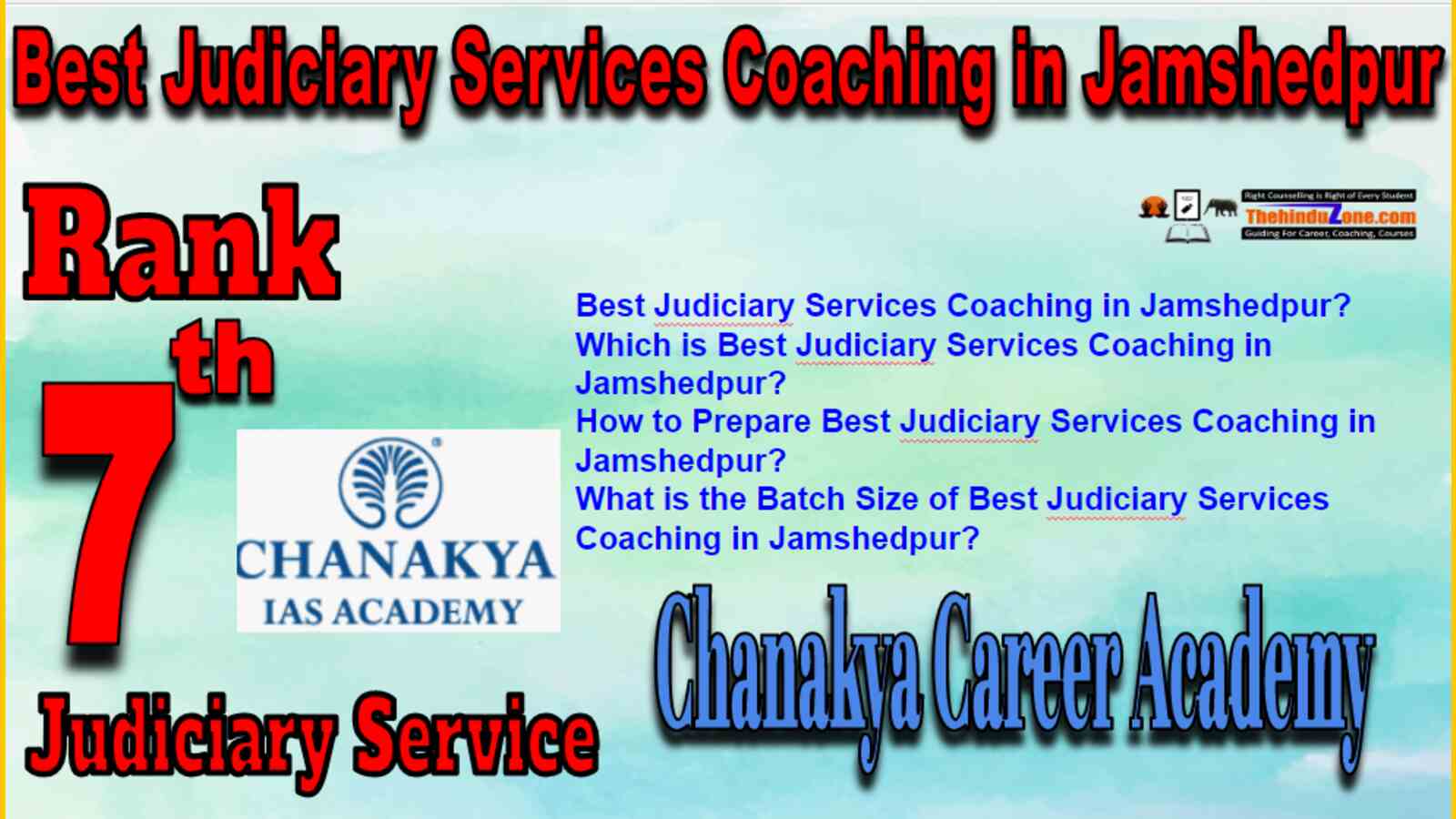 Best Judiciary Services Coaching in Jamshedpur Rank 7 Best Judiciary Services Coaching in Jamshedpur