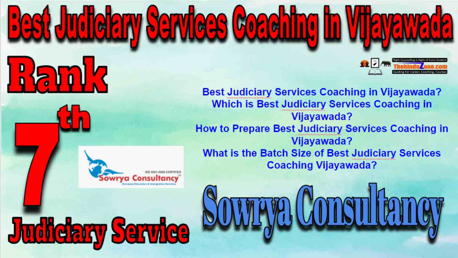 Rank 7 Best Judiciary Services Coaching in Vijayawada
